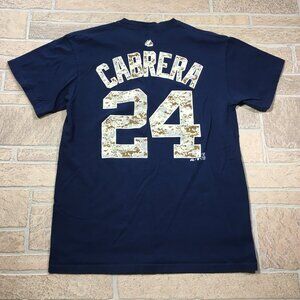 Detroit Tigers Miguel Cabrera MLB Majestic Cotton T Shirt
